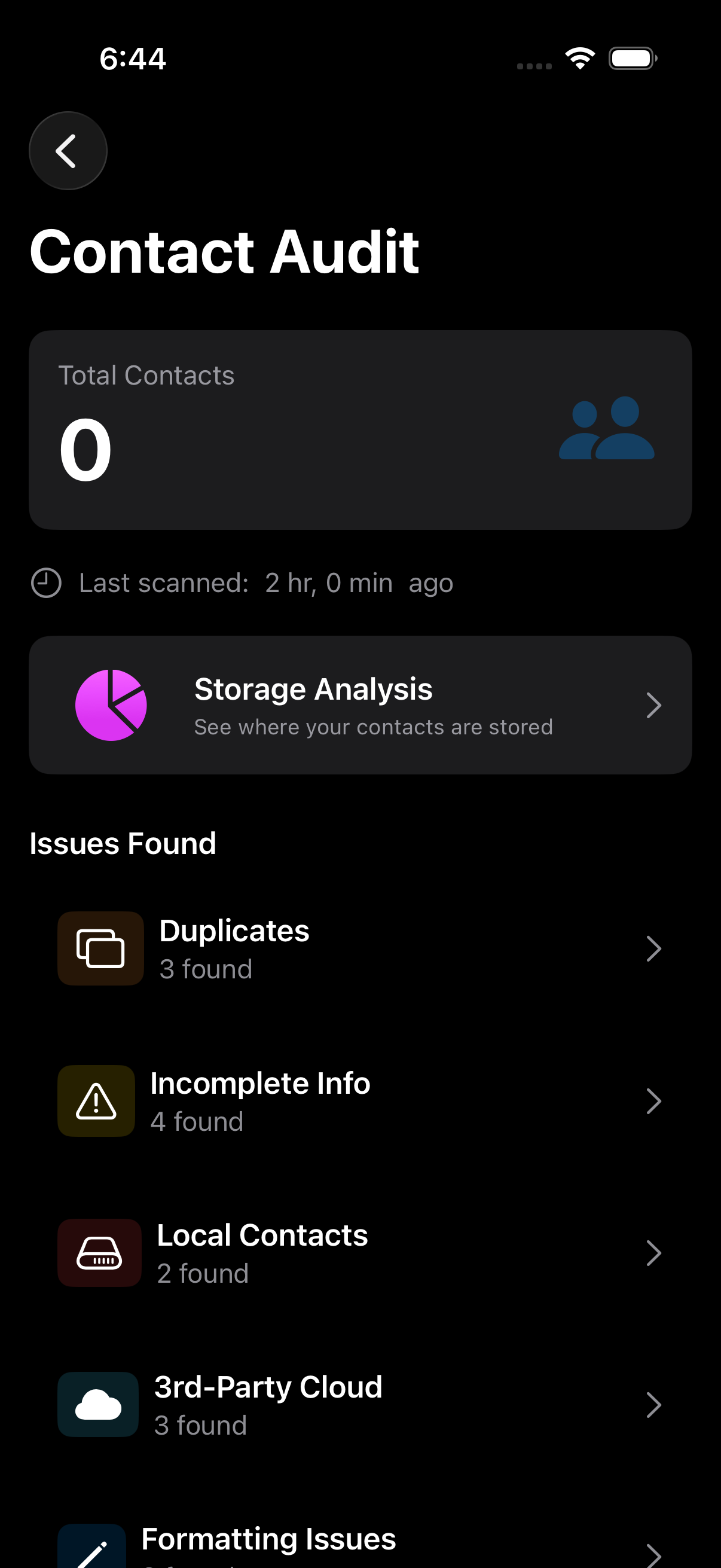Contact quality audit overview